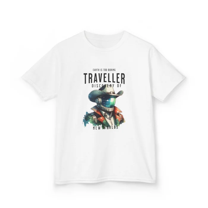 T-shirt Dziecięcy z nadrukiem Traveller Cowboy